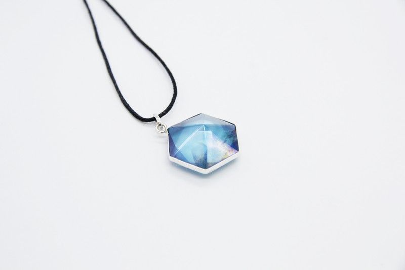 Colgante de Plata Cuarzo Aura