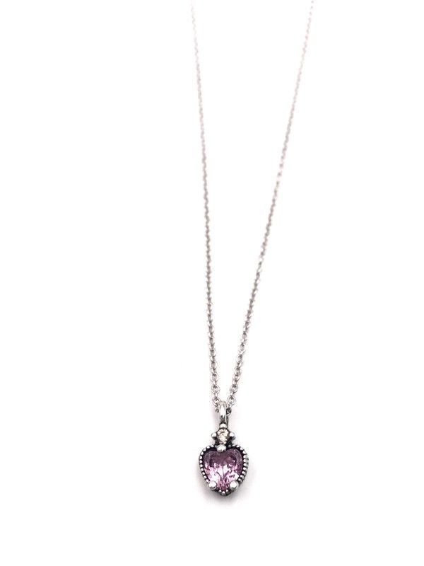 Colgante de plata Love Pink