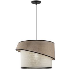 Colgante Elian Marrón-Beig 1 X 60W E-27