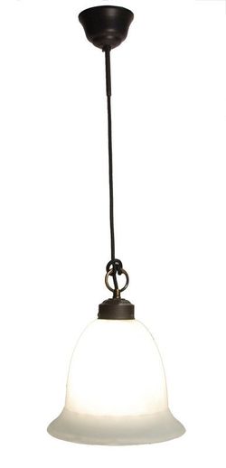 Colgante en Cristal Tipo Alabastro Blanco - Sofisticación y Luminosidad