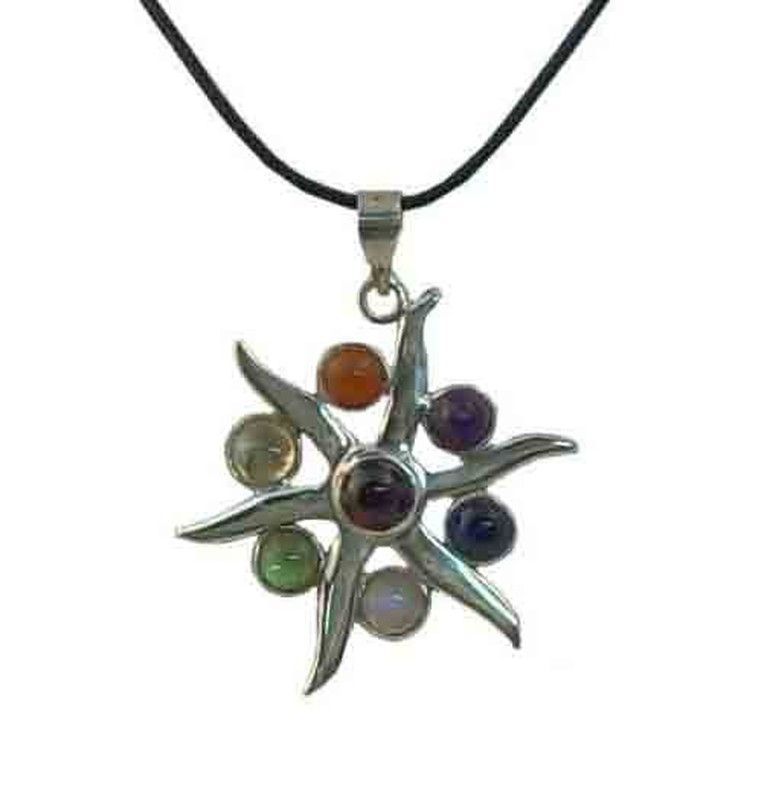 Colgante Estrella 7 Chakras