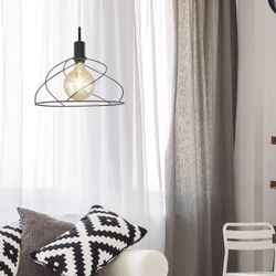 Colgante Farrel Negro 1 X 60W E-27