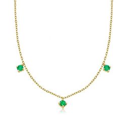 Colgante LECARRÉ de oro Eden Esmeraldas. GD171ES