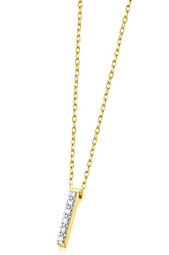 Colgante LECARRÉ Squared Oro Diamantes.  GD166OA-00