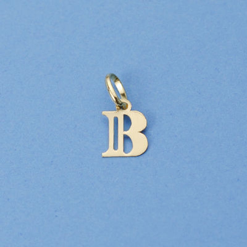 Colgante Letra B Oro 18kts 16221-B