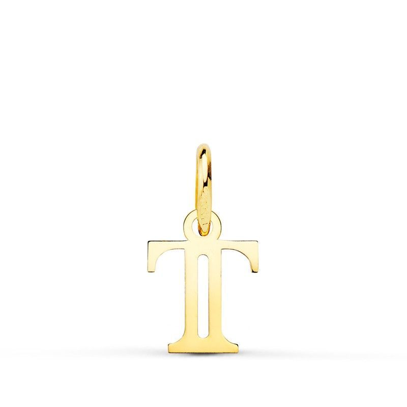 Colgante Letra T Oro 18kts 16222-T