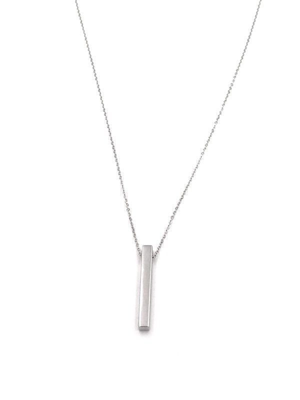 Colgante lingote de plata personalizable