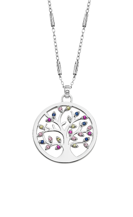Colgante Lotus Silver Colors Tree