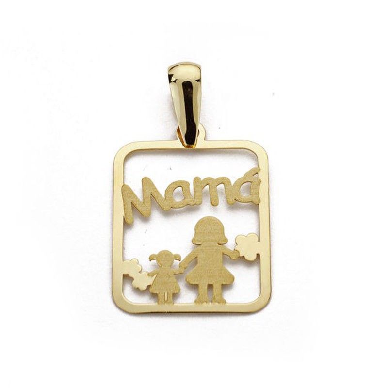 Colgante Mama Hija Oro 18kts 16571