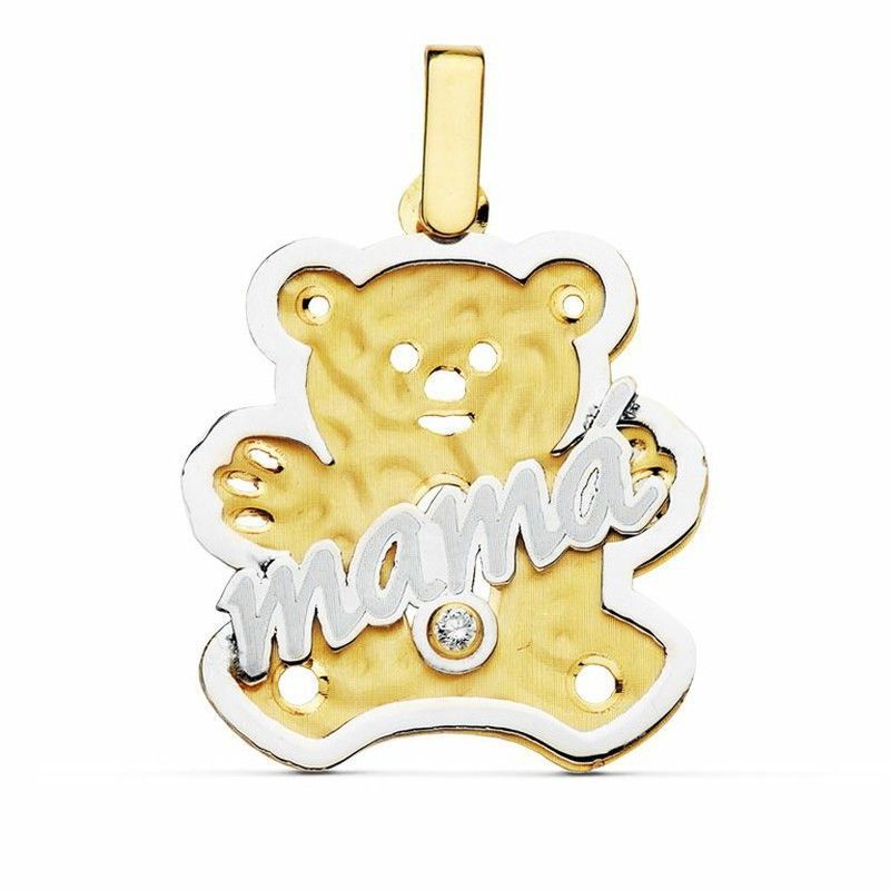 Colgante Mama Oso Oro 18kts 22x21mm 16593