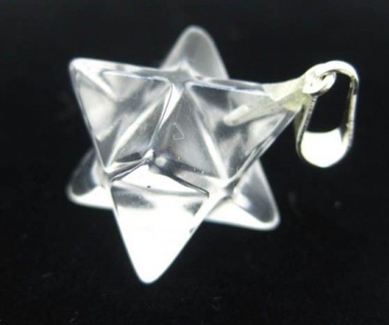 Colgante Merkaba de Cuarzo