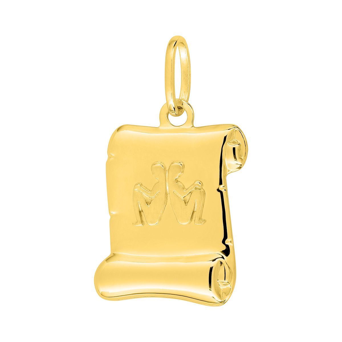 Colgante Metal Chapado Oro Argyor MRM Mujer (CH)136442.3 Zodiaco Pergamino Géminis