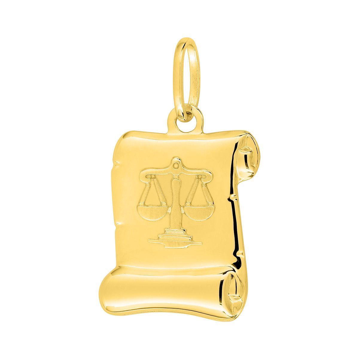 Colgante Metal Chapado Oro Argyor MRM Mujer (CH)136442.7 Zodiaco Pergamino Libra