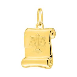 Colgante Metal Chapado Oro Argyor MRM Mujer (CH)136442.7 Zodiaco Pergamino Libra