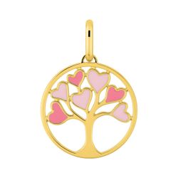 Colgante Metal Chapado Oro Argyor MRM Mujer (CH)136456 Árbol De La Vida Esmalte Rosa