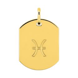 Colgante Metal Chapado Oro Argyor MRM Mujer (CH)136471.12 Zodiaco Piscis