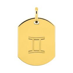 Colgante Metal Chapado Oro Argyor MRM Mujer (CH)136471.3 Zodiaco Géminis