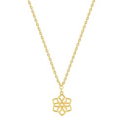 Colgante Metal Chapado Oro Argyor Mujer (CH)132783 Flor Calada