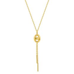 Colgante Metal Chapado Oro Argyor Mujer (CH)132796 Eslabón En Brillo Cadenilla