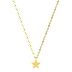 Colgante Metal Chapado Oro Argyor Mujer (CH)132822 Estrella En Brillo