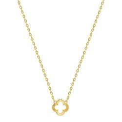 Colgante Metal Chapado Oro Argyor Mujer (CH)132829 Trébol En Brillo