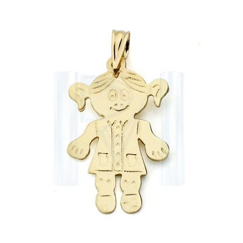 Colgante Niña Oro 18kts 8432-NINA