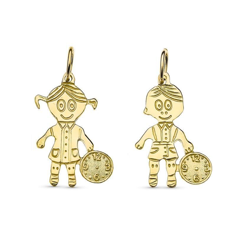 Colgante Niño o Niña Oro 18kts 2906