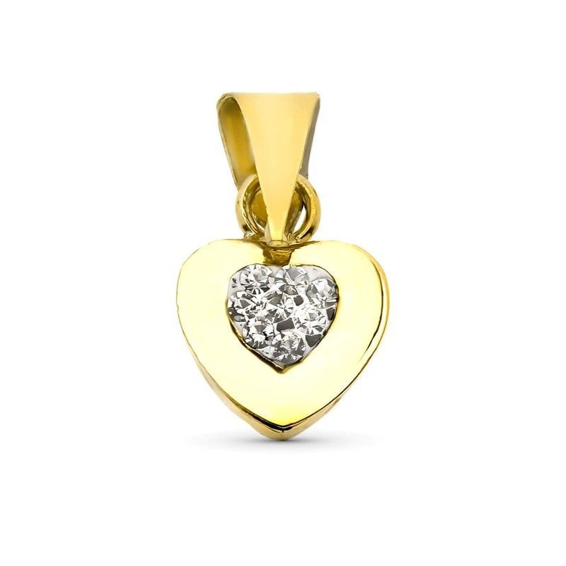 Colgante Oro 9kts 9x6mm 9K20557-5 Circonitas