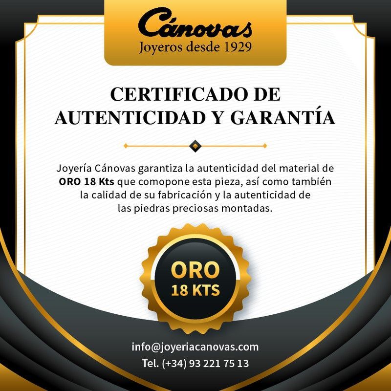 Colgante Oro Blanco 18kts Nudo Circonitas Cadena Veneciana 13041