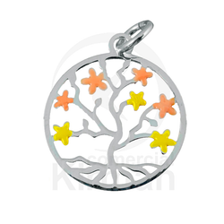 Colgante Plata 072326 Árbol De La Vida Primavera 15mm