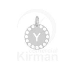 Colgante Plata 72254 Troquelado Letra Y 14mm