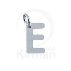 Colgante Plata 72261 Letra E 4,7mm x 8mm
