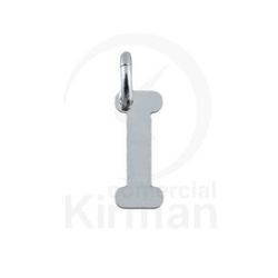 Colgante Plata 72265 Letra I 1,5mm x 8mm