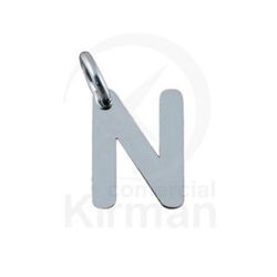 Colgante Plata 72270 Letra N 5,8mm x 8mm