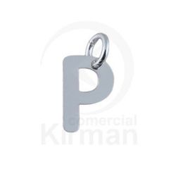 Colgante Plata 72272 Letra P 5,1mm x 8mm