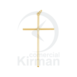 Colgante Plata Dorada 073020 Cruz 25x35mm