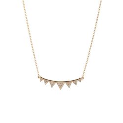 Colgante Plata Dorada 30mm COZ0389DO Triángulos Circonitas