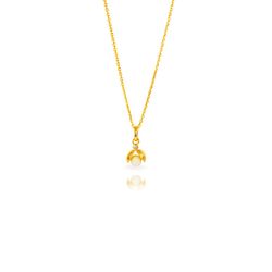 Colgante Plata Dorada 7mm COM0162DOOP Mariquita Mineral Ópalo