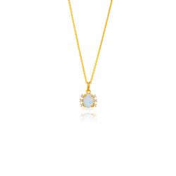 Colgante Plata Dorada 9,5mm COM0161DOOP Escarabajo Mineral Ópalo