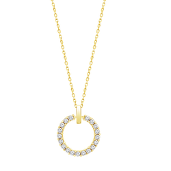 Colgante Plata Dorada Lotus LP3100-1/3 Aro Circonitas