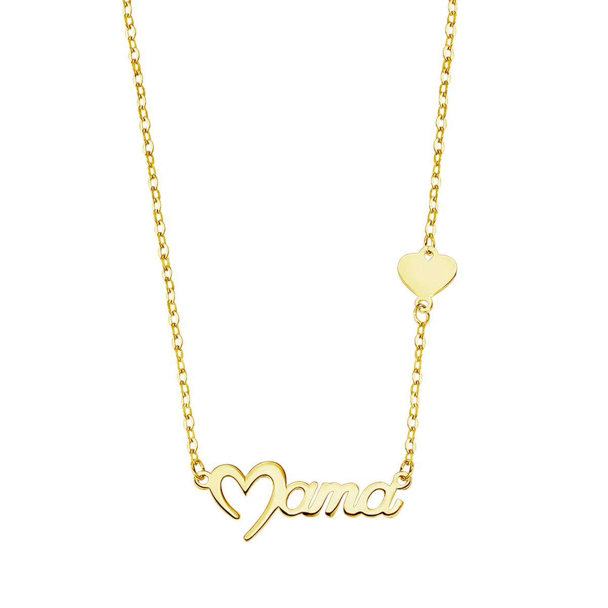 Colgante Plata Dorada Lotus LP3405-1/2 Palabra MAMÁ