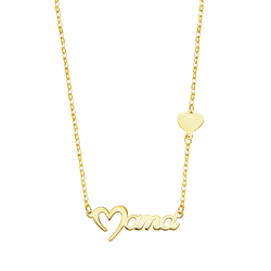 Colgante Plata Dorada Lotus LP3405-1/2 Palabra MAMÁ