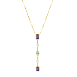 Colgante Plata Dorada Lotus LP3882-1/2 Circonitas Multicolor