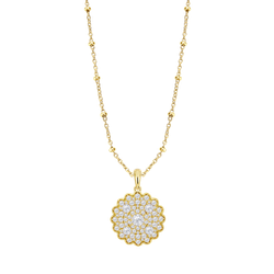 Colgante Plata Dorada Lotus LP3886-1/2 Circonitas