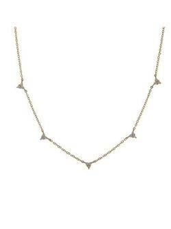 Colgante Plata Dorada Mujer PGAR823/C Circonitas