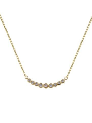 Colgante Plata Dorada Mujer PGAR895/C Circonitas