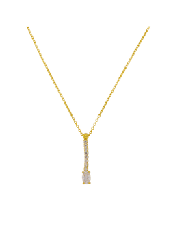 Colgante Plata Dorada Mujer PSET126/3C Circonitas