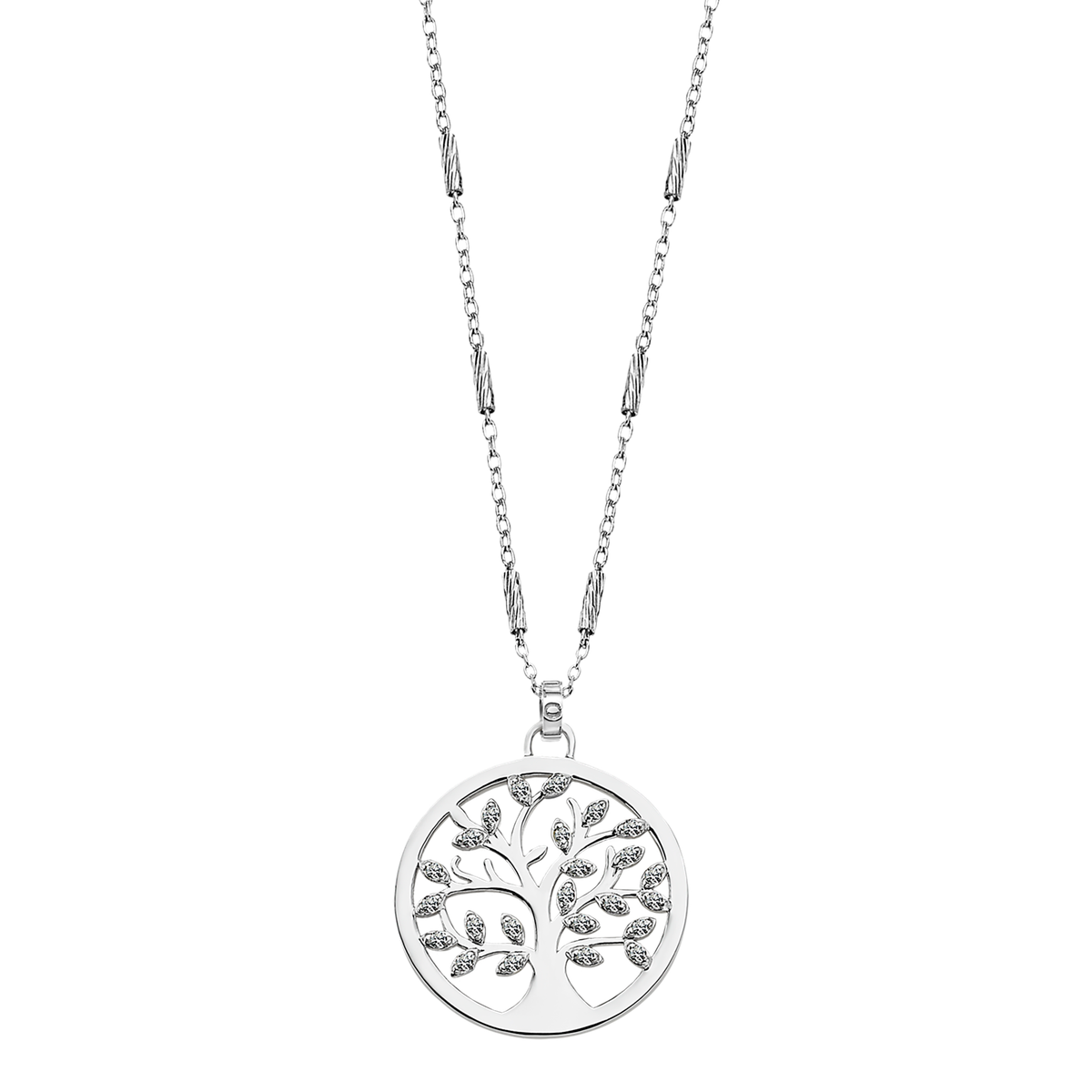 Colgante Plata Lotus LP1892-1/1 Árbol De La Vida Circonitas