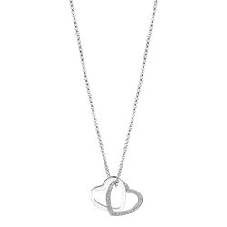 Colgante Plata Lotus LP1991-1/1 Corazón Circonitas Entrelazados