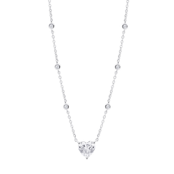 Colgante Plata Lotus LP3648-1/1 Corazón Circonita